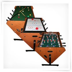 Trademark Games 3 in 1 Rotating Table Game