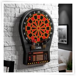 Arachnid® Cricket Pro 800 Electronic Dart Board with Heckler Feature