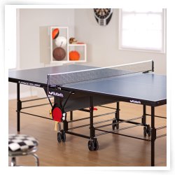 Butterfly Blue Playback Rollaway Table Tennis Table